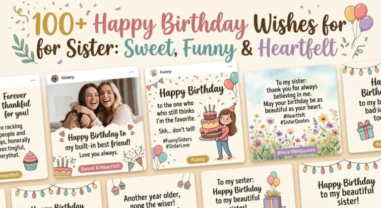 happy birthday wishes for sister