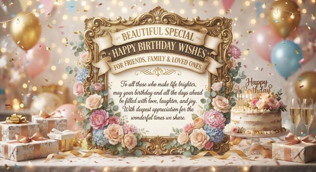 beautiful special happy birthday wishes