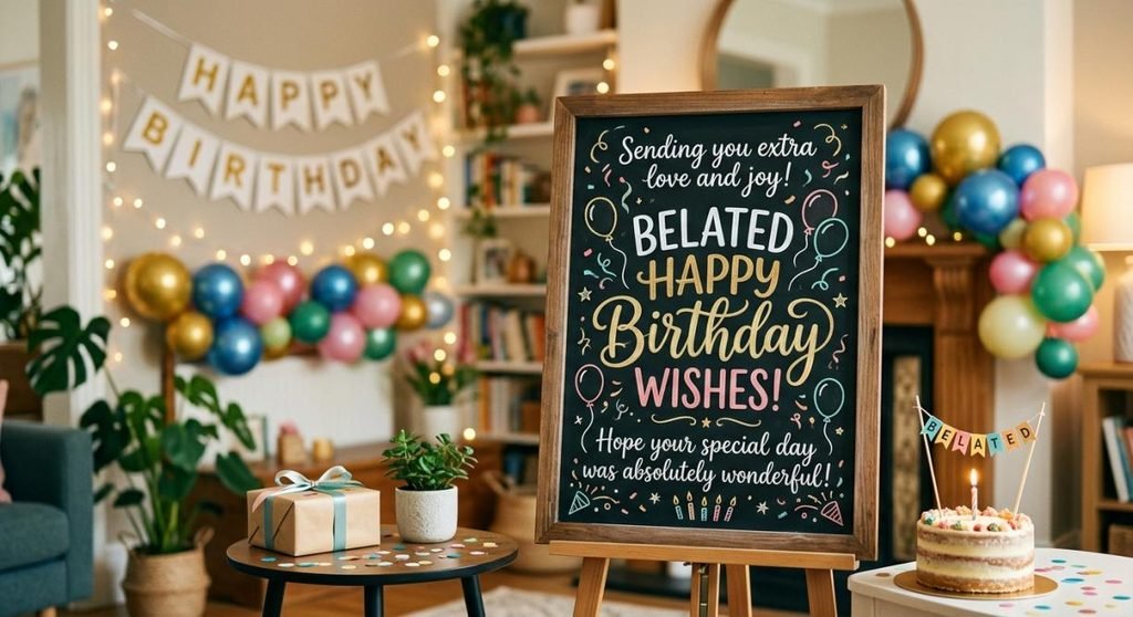 Belated Happy Birthday Wishes