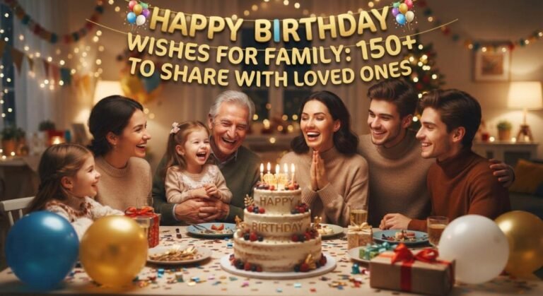 happy birthday wishes for family