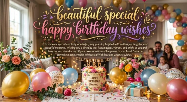 beautiful special happy birthday wishes